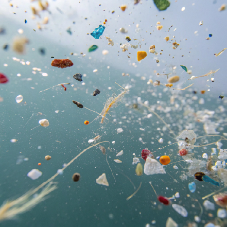 Microplastics in the ocean